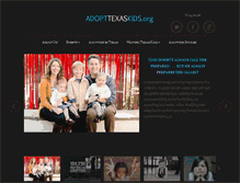 Tablet Screenshot of adopttexaskids.org